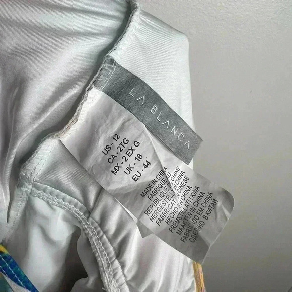 La Blanca Wild Tropic One Shoulder One Piece Swimsuit Size 12 - Picture 6 of 6